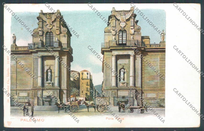 Palermo Città Porta Felice cartolina ZT7746 – fronte