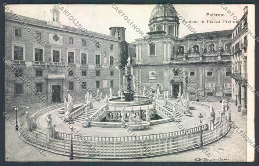 Palermo Città Piazza Pretoria Alterocca cartolina ZT7749 – fronte