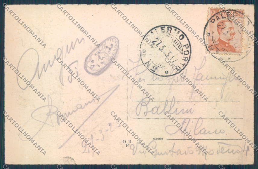 Palermo Città Piazza Pretoria cartolina ZT7753 – retro