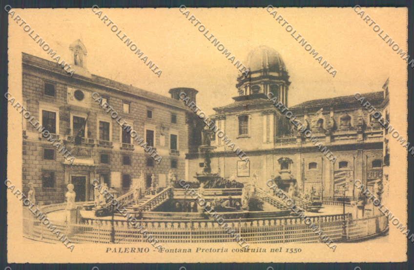 Palermo Città Piazza Pretoria cartolina ZT7755 – fronte