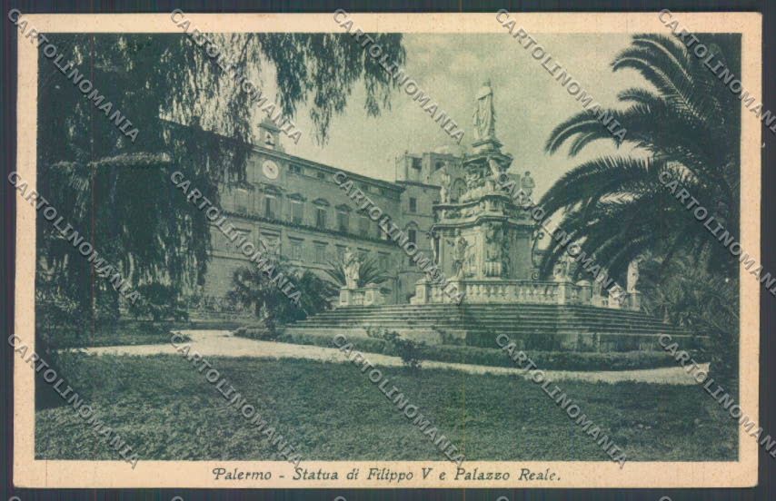 Palermo Città Palazzo Reale cartolina ZT7765 – fronte