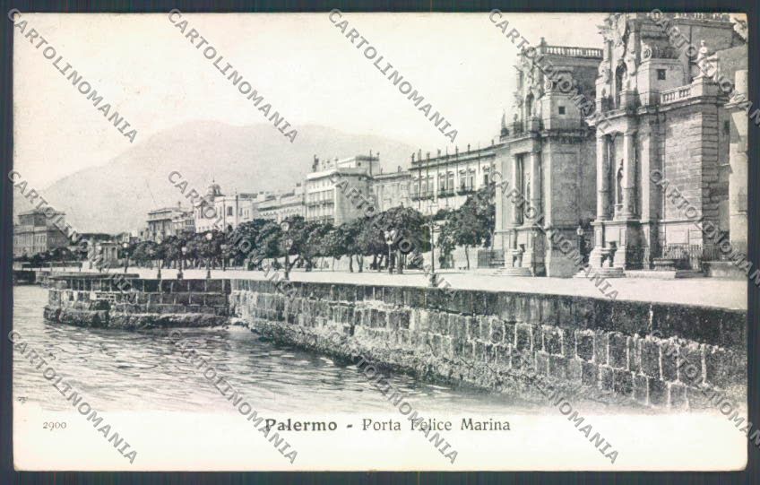 Palermo Città Porta Felice cartolina ZT7766 – fronte