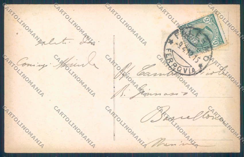 Palermo Città Porta Felice cartolina ZT7766 – retro