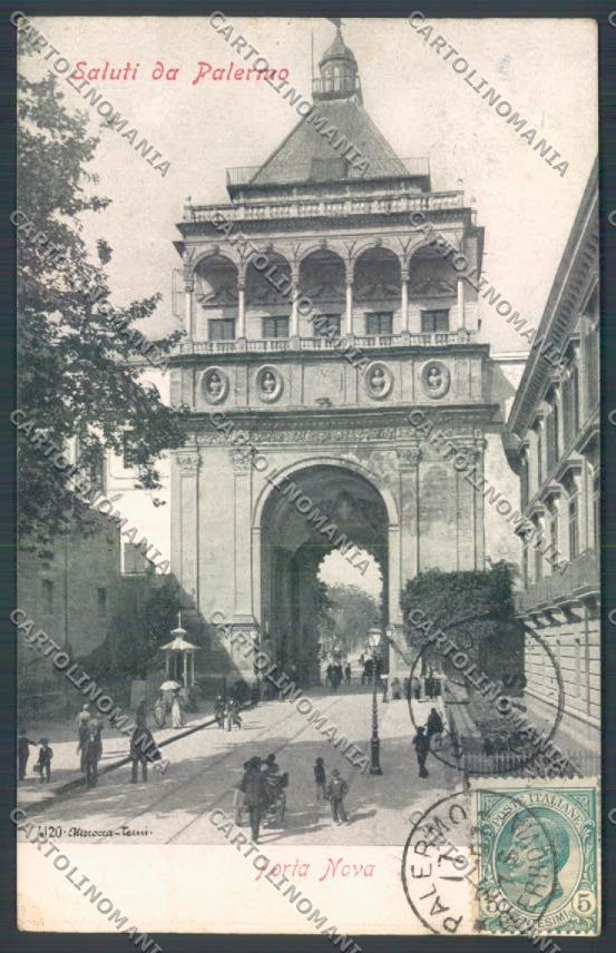Palermo Città Porta Nuova Alterocca cartolina ZT7768 – fronte