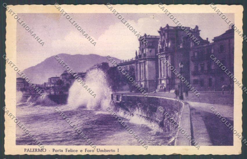Palermo Città Porta Felice cartolina ZT7777 – fronte
