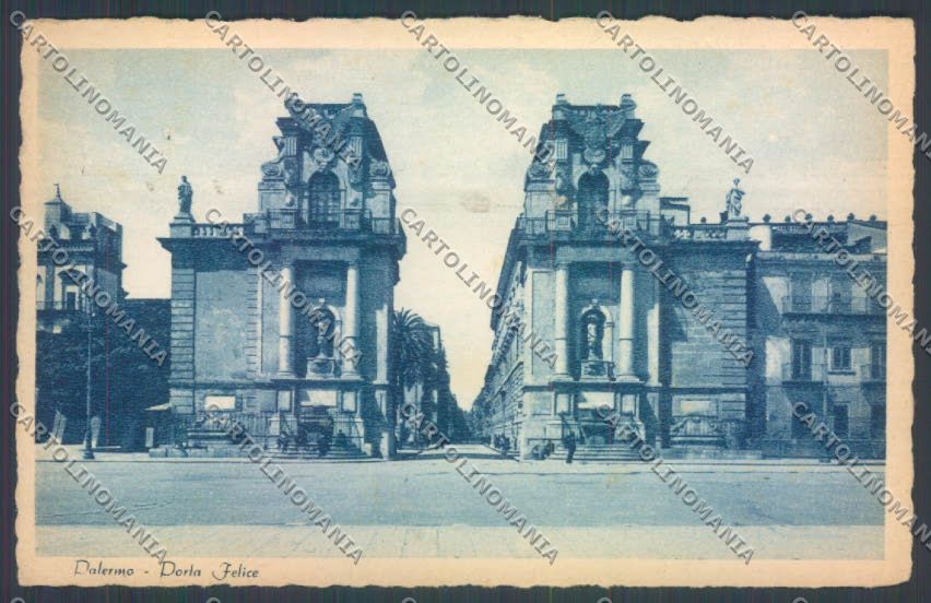 Palermo Città Porta Felice cartolina ZT7778 – fronte