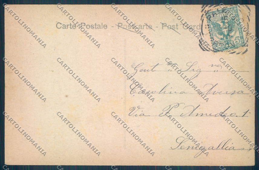 Palermo Città Porta Felice Alterocca cartolina ZT7779 – retro