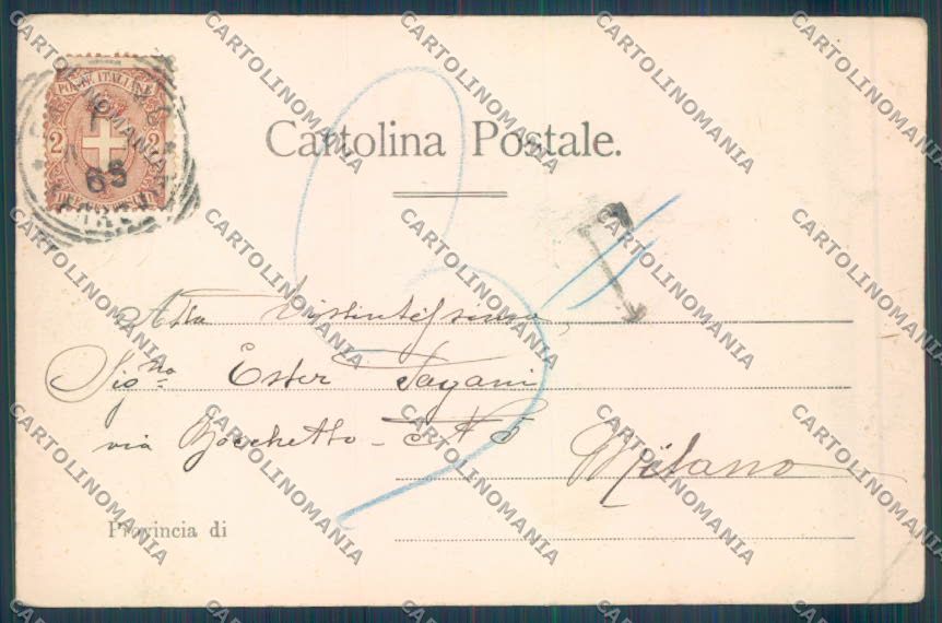 Palermo Città Porta Nuova cartolina ZT7780 – retro