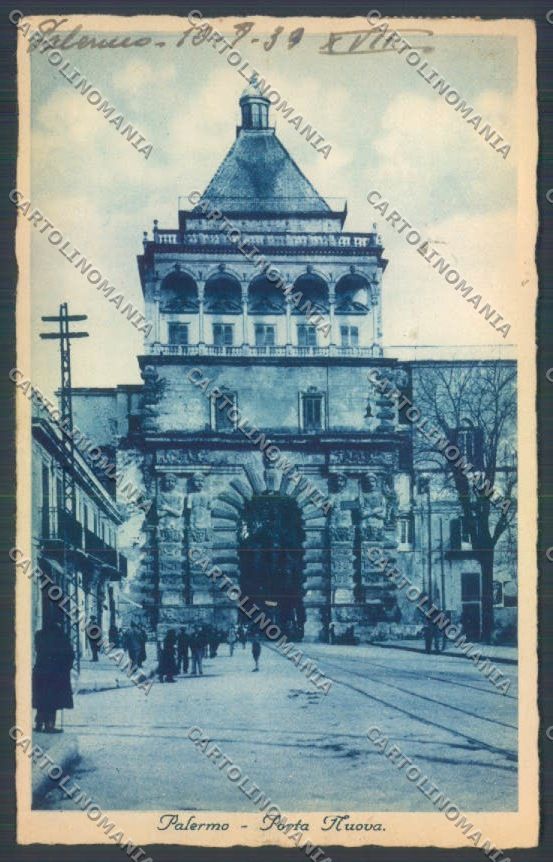 Palermo Città Porta Nuova cartolina ZT7781 – fronte