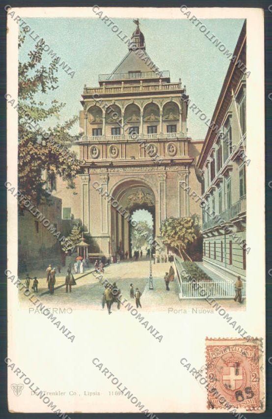 Palermo Città Porta Nuova cartolina ZT7782 – fronte