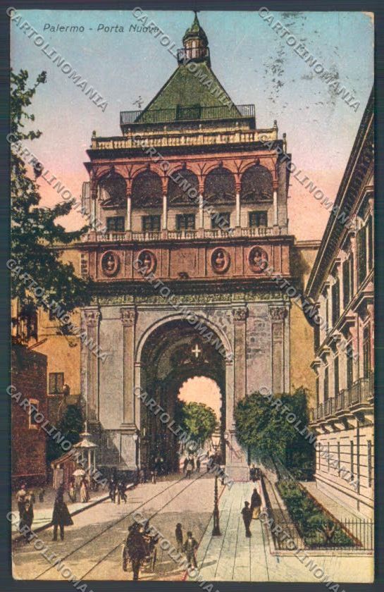 Palermo Città Porta Nuova cartolina ZT7783 – fronte