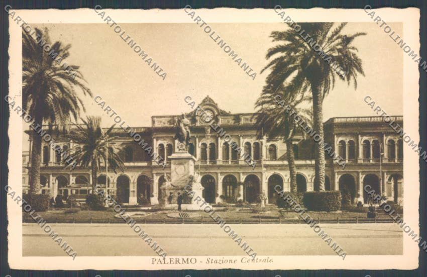 Palermo Città Stazione cartolina ZT7786 – fronte