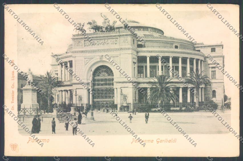 Palermo Città Politeama cartolina ZT7791 – fronte