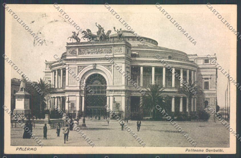 Palermo Città Politeama cartolina ZT7792 – fronte