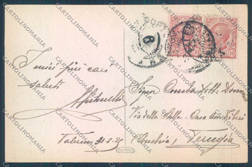 Palermo Città Politeama cartolina ZT7792 – retro