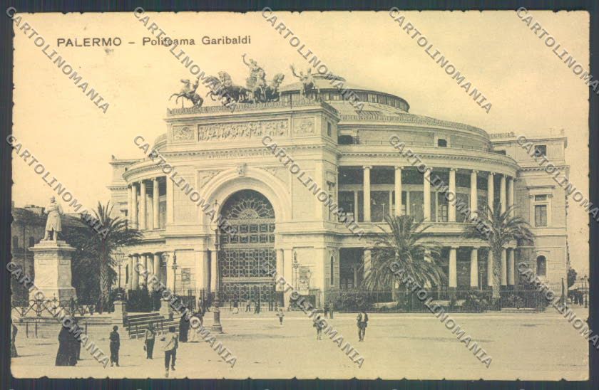 Palermo Città Politeama cartolina ZT7794 – fronte
