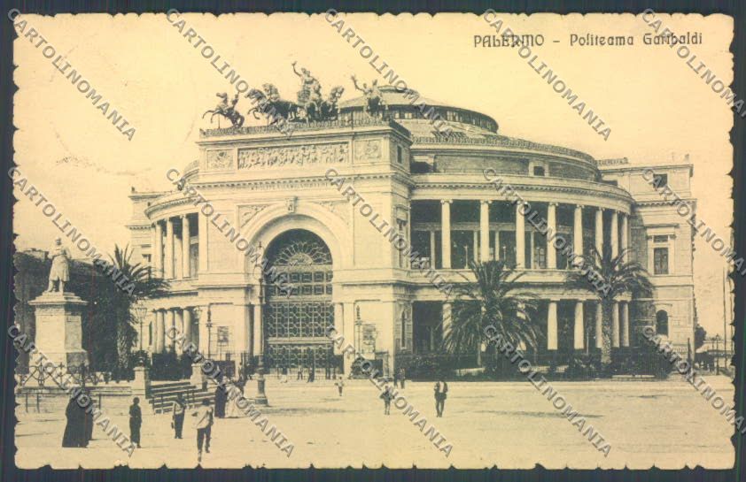 Palermo Città Politeama cartolina ZT7795 – fronte