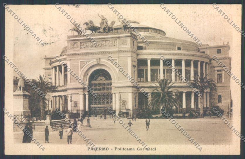 Palermo Città Politeama cartolina ZT7799 – fronte