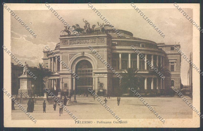 Palermo Città Politeama cartolina ZT7800 – fronte