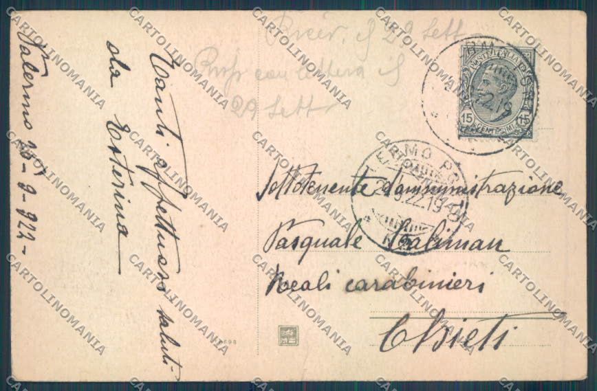 Palermo Città Politeama STRAPPO cartolina ZT7803 – retro