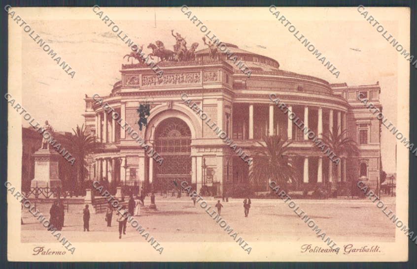 Palermo Città Politeama cartolina ZT7804 – fronte