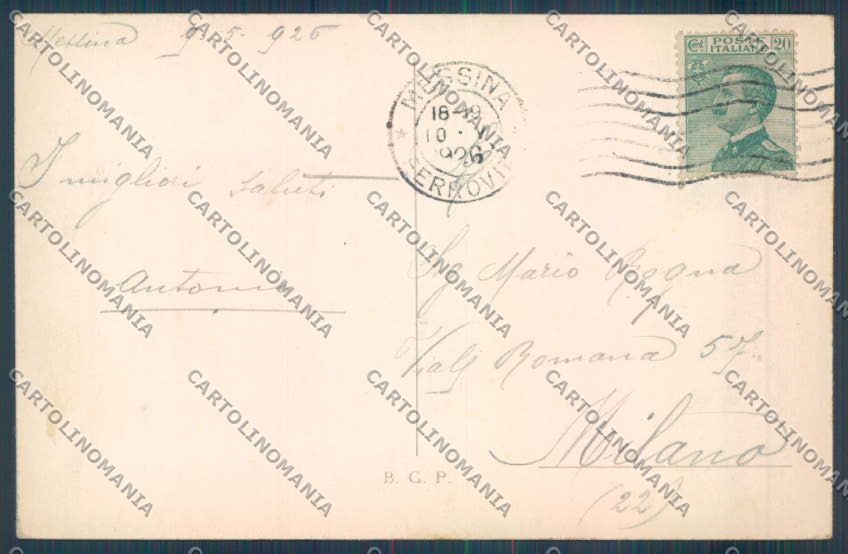 Palermo Città Politeama cartolina ZT7804 – retro