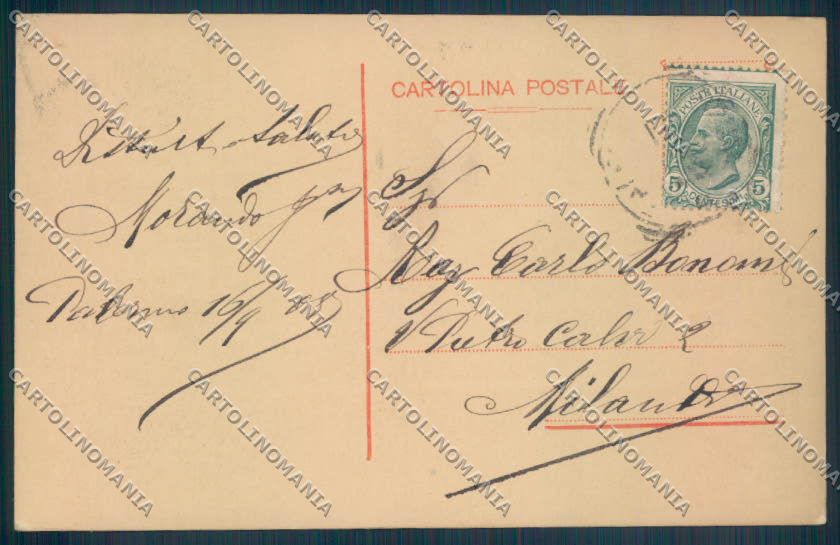 Palermo Città Cattedrale cartolina ZT7807 – retro