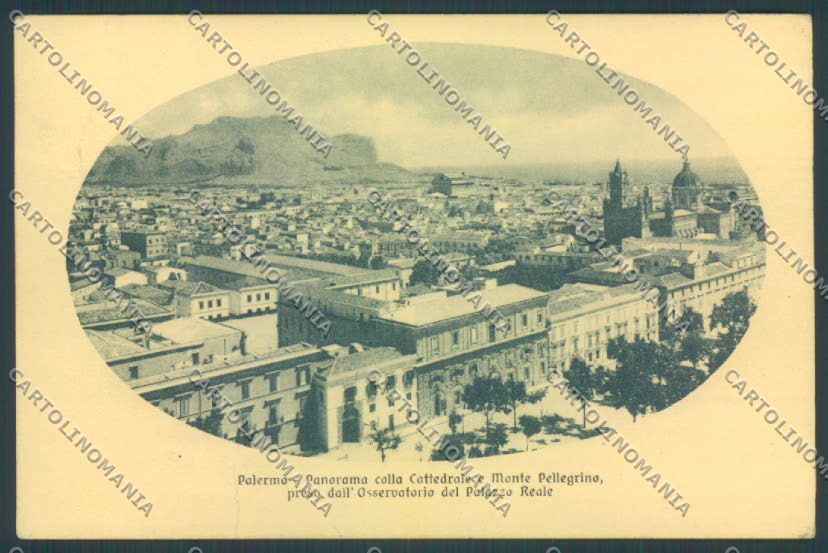 Palermo Città Cattedrale PIEGHINA cartolina ZT7809 – fronte
