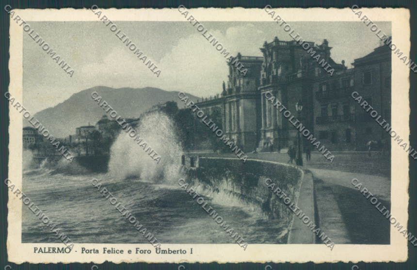 Palermo Città Porta Felice cartolina ZT7822 – fronte