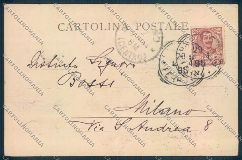 Palermo Città cartolina ZT7829 – retro
