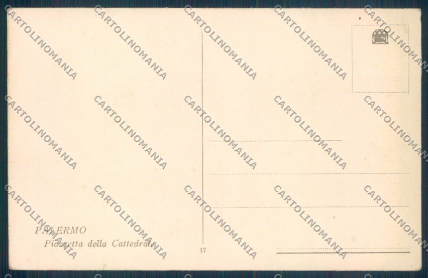 Palermo Città Cattedrale cartolina ZT7840 – retro