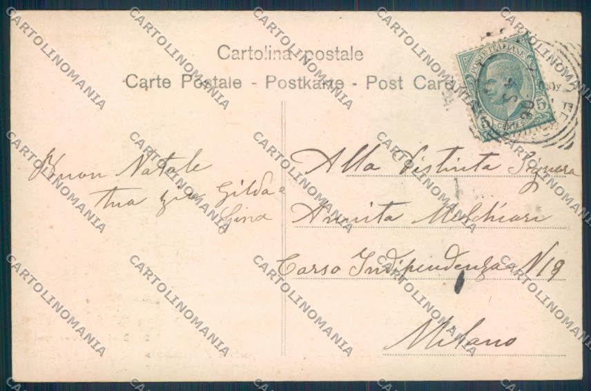 Palermo Città Monte Pellegrino Alterocca cartolina ZT7842 – retro