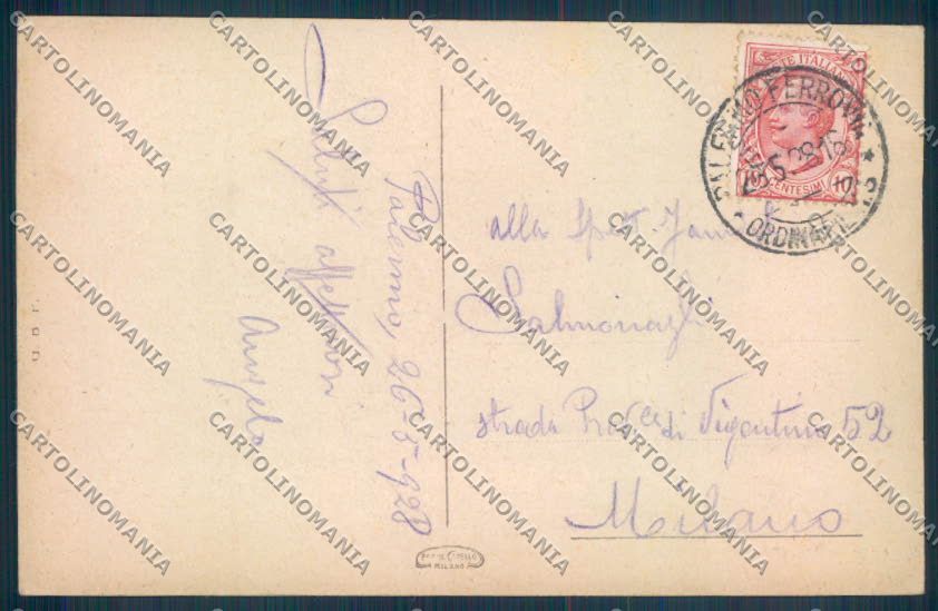 Palermo Città Monte Pellegrino cartolina ZT7844 – retro
