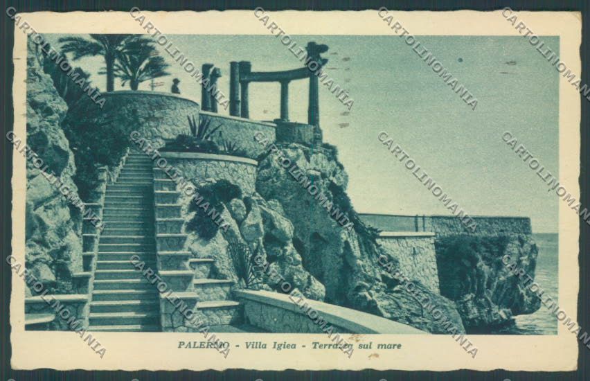 Palermo Città Villa Igea cartolina ZT7856 – fronte