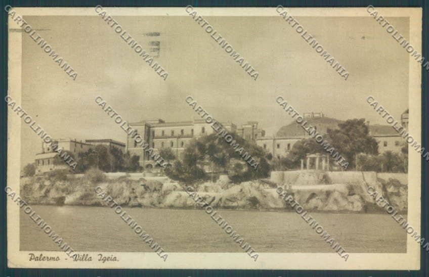 Palermo Città Villa Igea cartolina ZT7857 – fronte