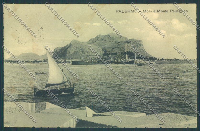 Palermo Città Monte Pellegrino cartolina ZT7862 – fronte