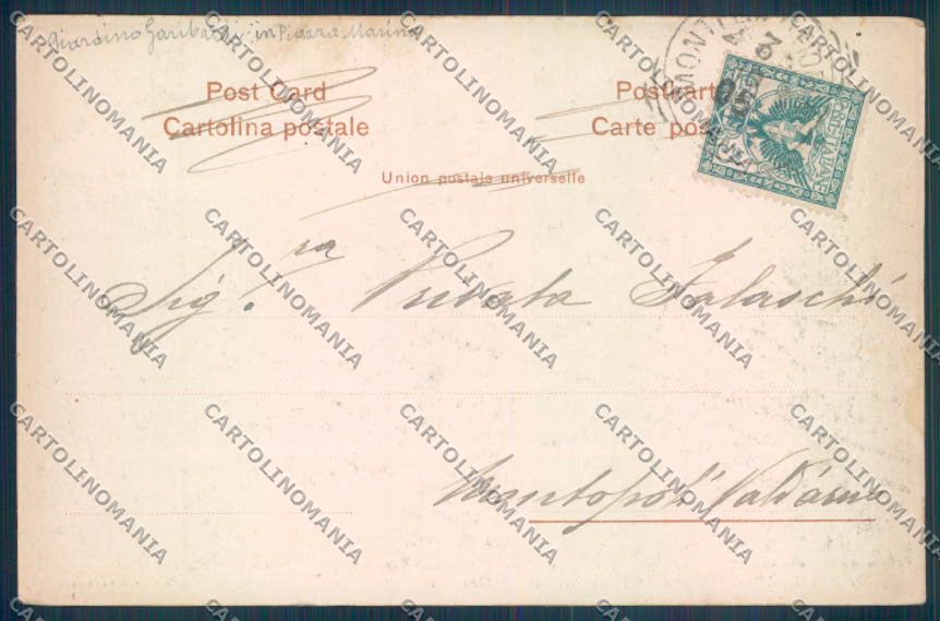 Palermo Città Garibaldi cartolina ZT7867 – retro