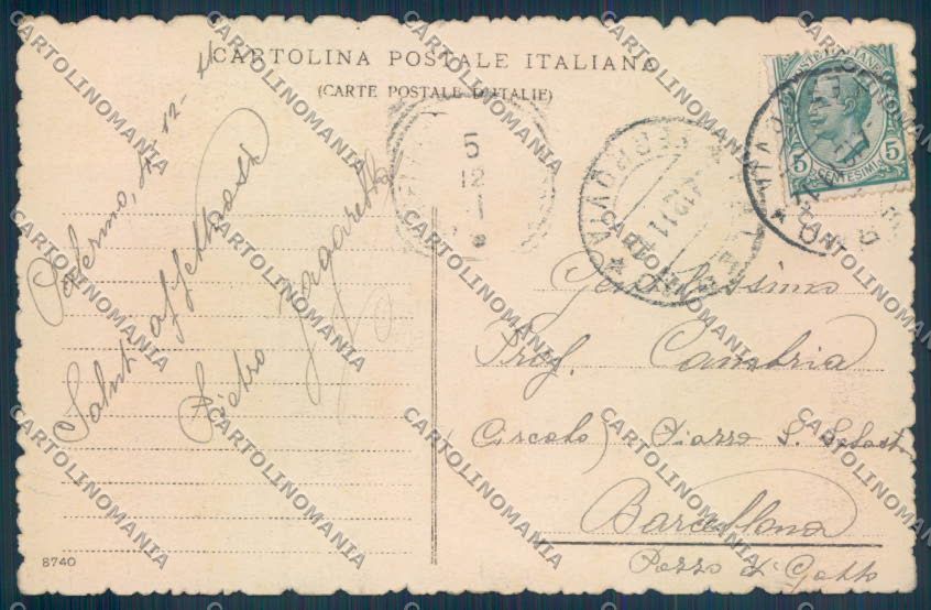 Palermo Città Cattedrale cartolina ZT7876 – retro