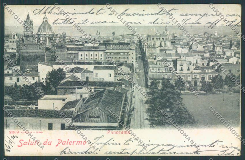 Palermo Città Alterocca cartolina ZT7877 – fronte