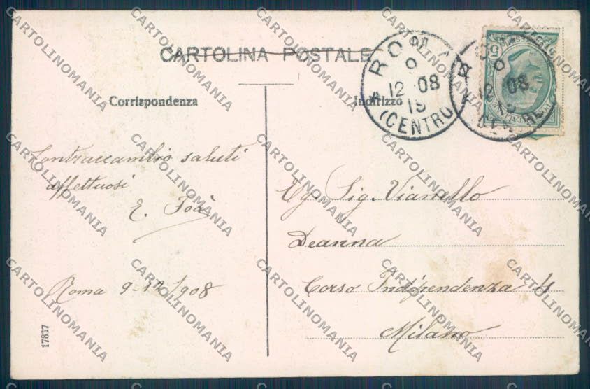 Palermo Città Cattedrale cartolina ZT7879 – retro