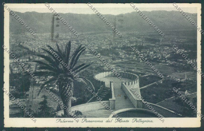 Palermo Città Monte Pellegrino cartolina ZT7883 – fronte