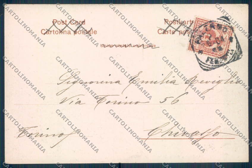 Palermo Città cartolina ZT7885 – retro