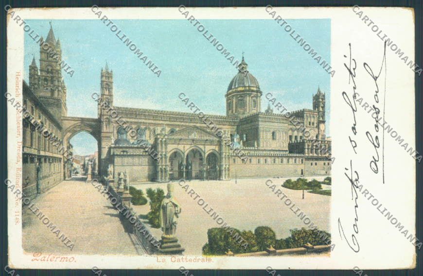 Palermo Città Cattedrale cartolina ZT7887 – fronte