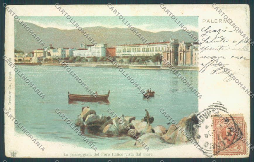 Palermo Città Foro Italico cartolina ZT7899 – fronte