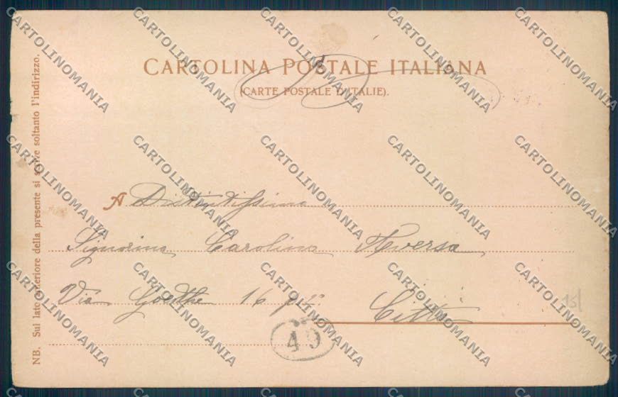 Palermo Città Foro Italico cartolina ZT7899 – retro