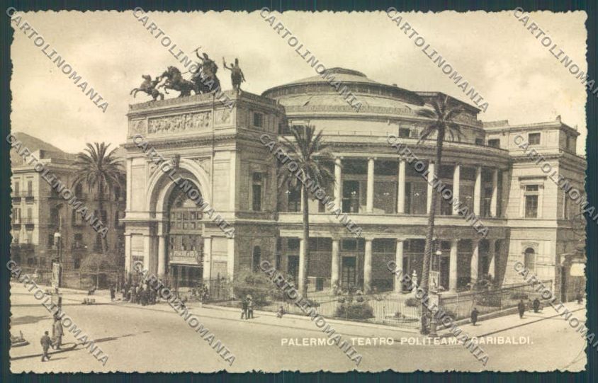 Palermo Città Politeama cartolina ZT7900 – fronte
