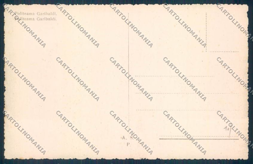 Palermo Città Politeama cartolina ZT7900 – retro