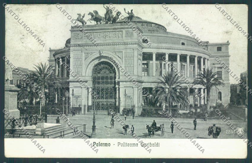 Palermo Città Politeama cartolina ZT7902 – fronte