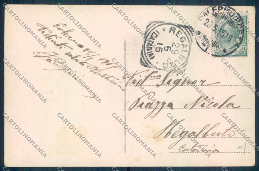 Palermo Città Politeama cartolina ZT7902 – retro