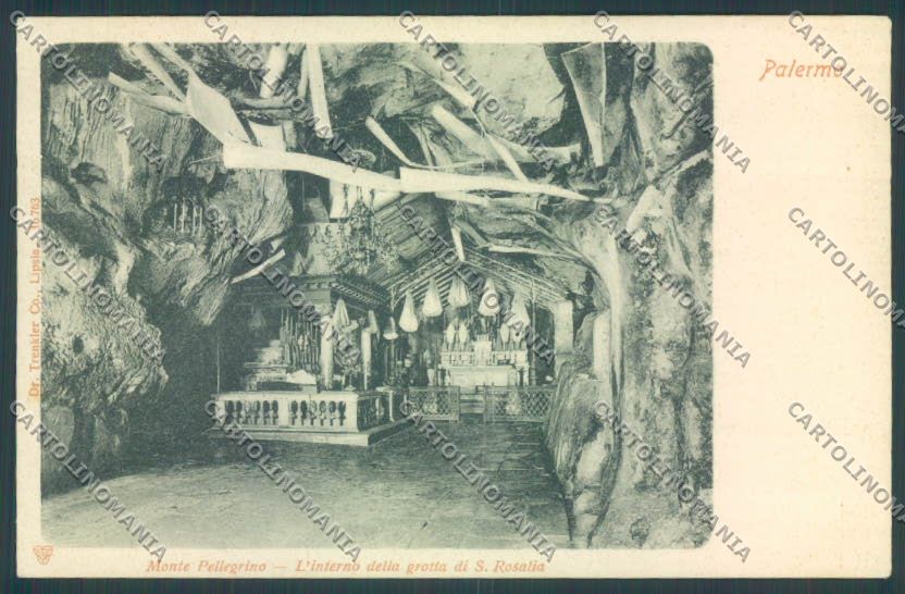 Palermo Città Grotta Santa Rosalia cartolina ZT7914 – fronte